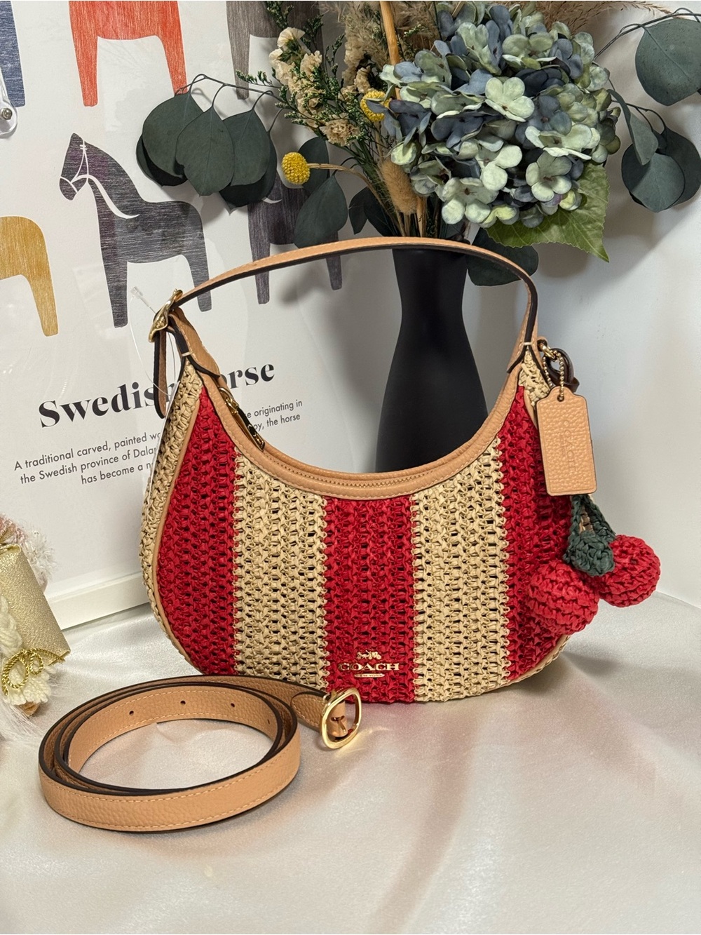 Coach Emily Shoulder Bag With Charm NWT CEN03